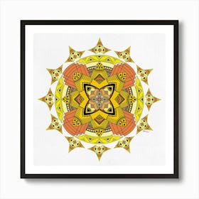 Colorful Mandala 1 Art Print