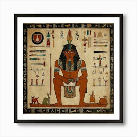 Default Hotep Is An Egyptian Word That Roughly Translates As T 1 Art Print