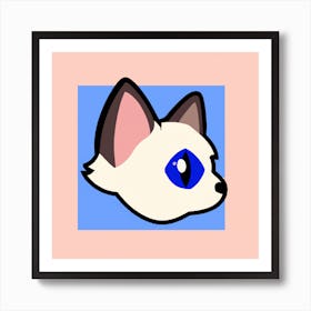 Siamese Cat Art Print