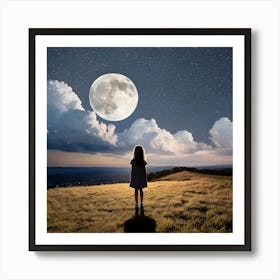 Full Moon Art Print