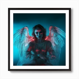 Angel With Wings Art Print