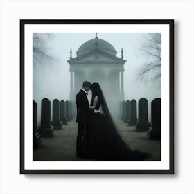 Haunted Wedding 1 Art Print