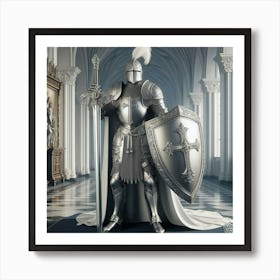 Knight In Armor 1 Art Print