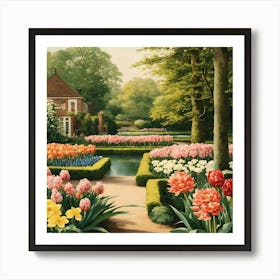 Tulip Garden 4 Art Print