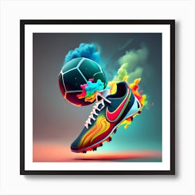 Nike Mercurial Soccer Ball Art Print