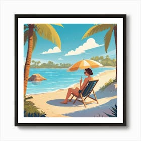 Default Waiting For Summer In Art 1 Art Print