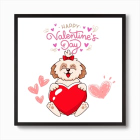 Happy Valentine'S Day 1 Art Print