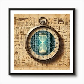 Egyptian Hourglass Art Print