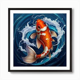 Koi Fish 11 Art Print