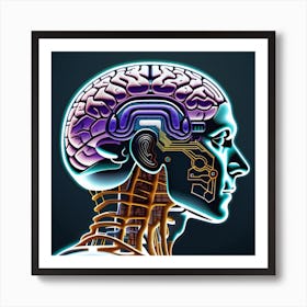 Human Brain 6 Art Print