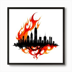 New York City Skyline 109 Art Print