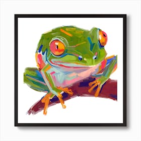 Red Eyed Tree Frog 03 Art Print