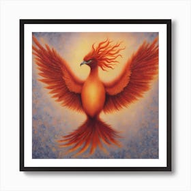 Fiery Phoenix 13 Art Print