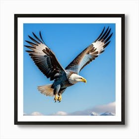 Aguila En Pleno Vuelo Art Print