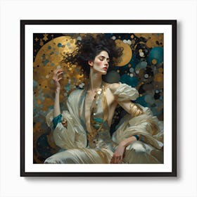 more dreams of klimt Art Print