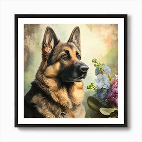 German Shepherd 2 Art Print