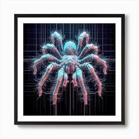 Spider - 3d Illustration Art Print