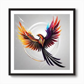Phoenix Bird 4 Art Print