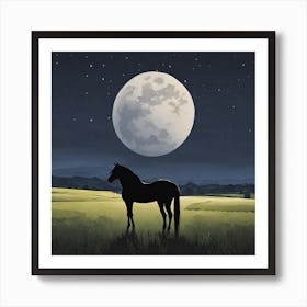 Full Moon Art Print