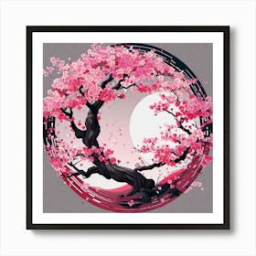 Cherry Blossom Tree 25 Art Print