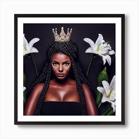 Queen Of Africa Art Print