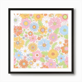 Floral Pattern 5 Art Print