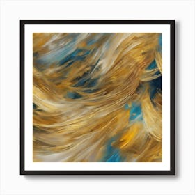 Feathers In The Wind Art Print