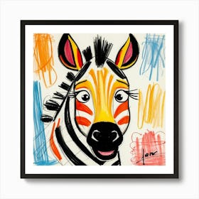 Zebra 16 Art Print