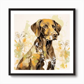 Dog Portrait Art Print