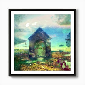 Goats Art Print