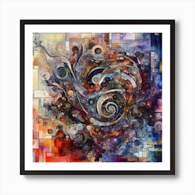 Abstract Painting 3 Art Print