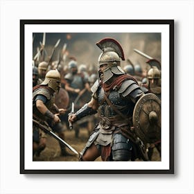 Spartan Warriors Art Print