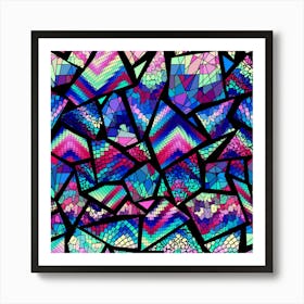 Geometric Mosaic 03 Art Print