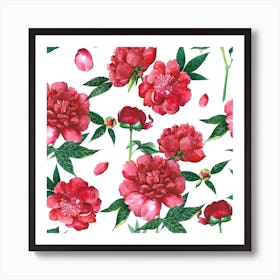 Peonies Art Print