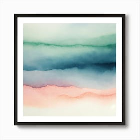 Abstract Watercolor Painting Art Print