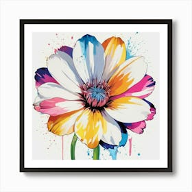 Flower Painting Art Print