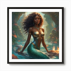 Mermaid 5 Art Print