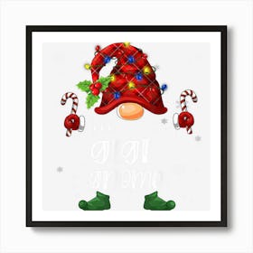 Gigi� Gnome Matching Family Group Christmas Party Pajama Art Print