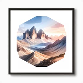 Mountain Landscape 14 Art Print