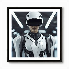 Futuristic Woman 79 Art Print