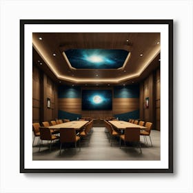 Default Create Unique Design Of Conference Hall Art 1 Art Print