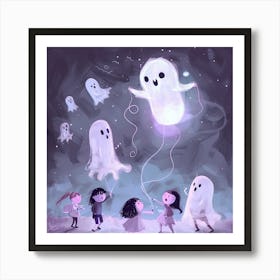 Ghosts Art Print