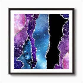 Starry Agate Texture 01 Art Print