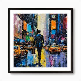 New York City Man Art Print