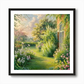 Garden Path 3 Art Print