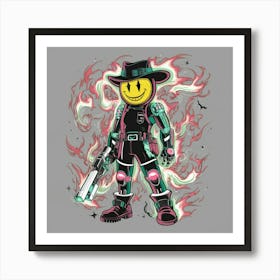 Smiley Face 1 Art Print