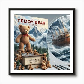 Teddy Bear Rescue 1 Art Print