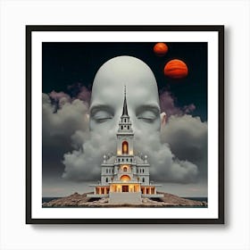 'The Church In The Sky' Art Print