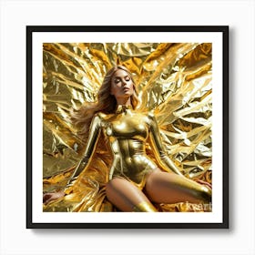 Golden Girl Art Print