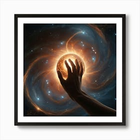 Hand Reaching For A Star Poster